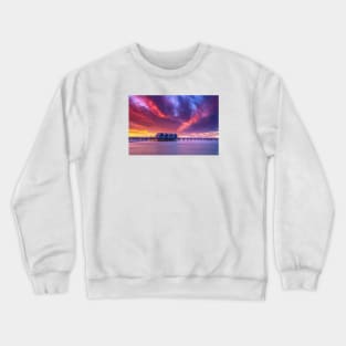 Busselton Sunset Color Burst Crewneck Sweatshirt